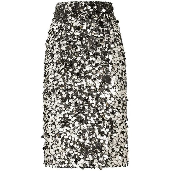 DOLCE & GABBANA Dresses & Skirts - Dolce & Gabbana Women Sequined Skirt